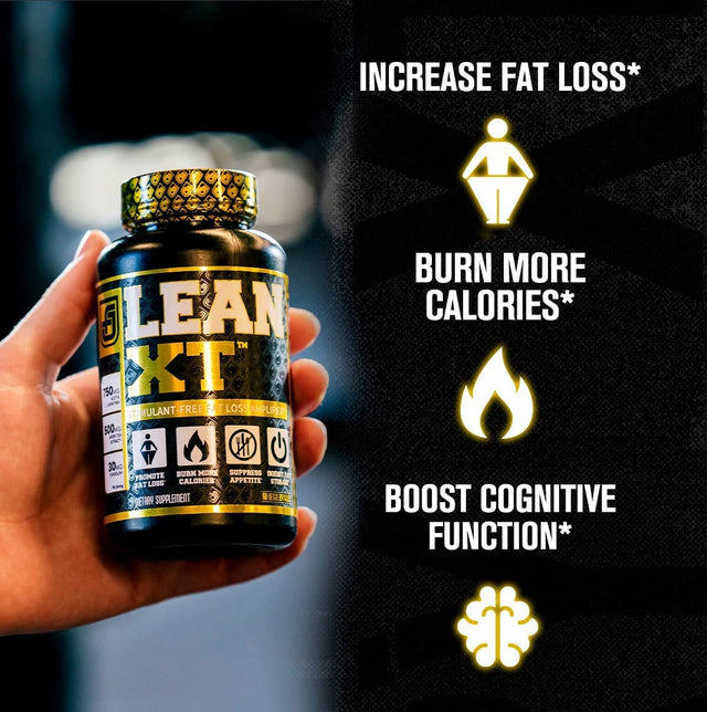 Jacked Factory Burn XT Thermogenic Fat Burner & Lean XT Caffeine Free Weight Loss Supplement