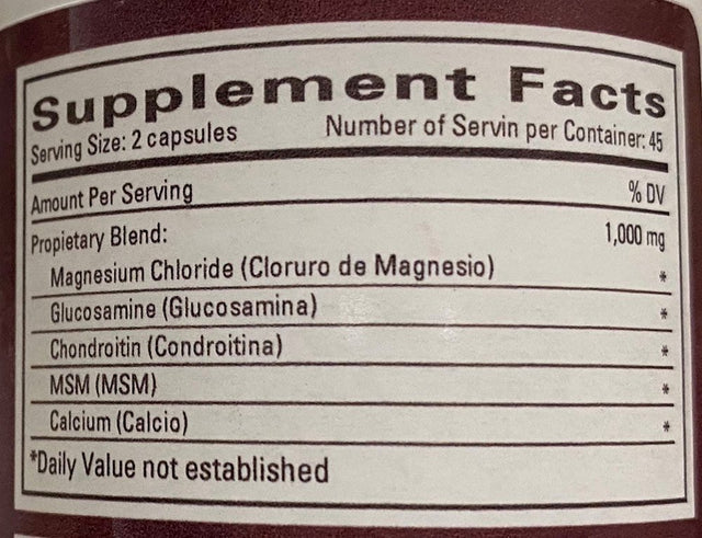 Cloruro De Magnesio - Magnesium Chloride Capsules