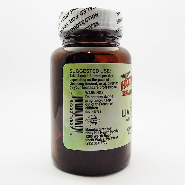 Holly Hill Health Foods, Liver Detox (With Milk Thistle), 60 Liquid Vegetarian Capsules