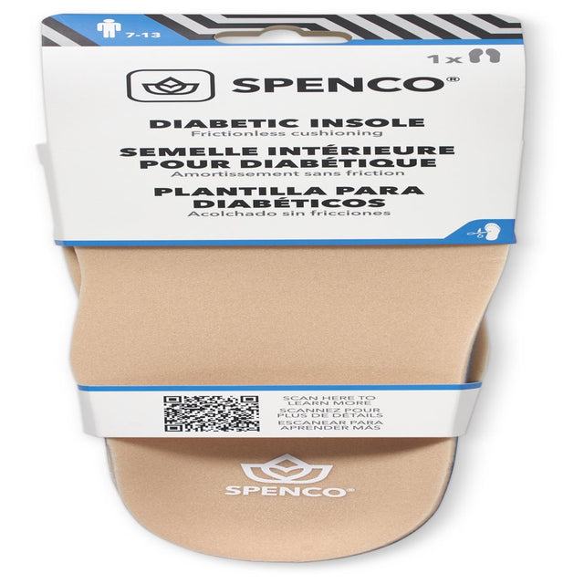 Spenco Diabetic Insole Trim to Fit, Men'S Size 7-13