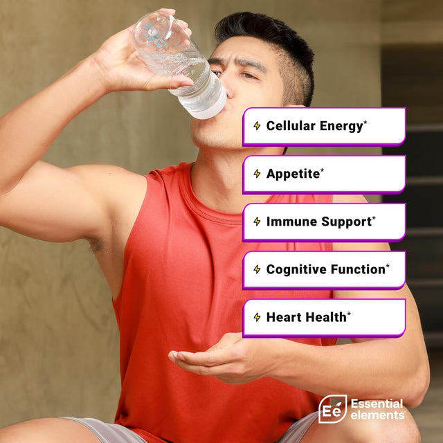 Essential Elements Apple Cider Vinegar Gummies from the Mother - Naturally-Sourced, Vegan ACV with Folic Acid and Vitamin B6 & B12 60 Count