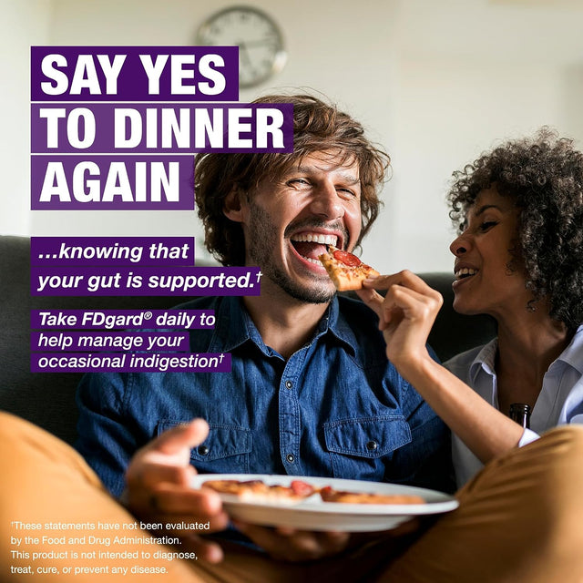 Fdgard Gut Health Supplement, Indigestion, Nausea & Bloating, Upset Stomach, 36 Capsules (Packaging May Vary)