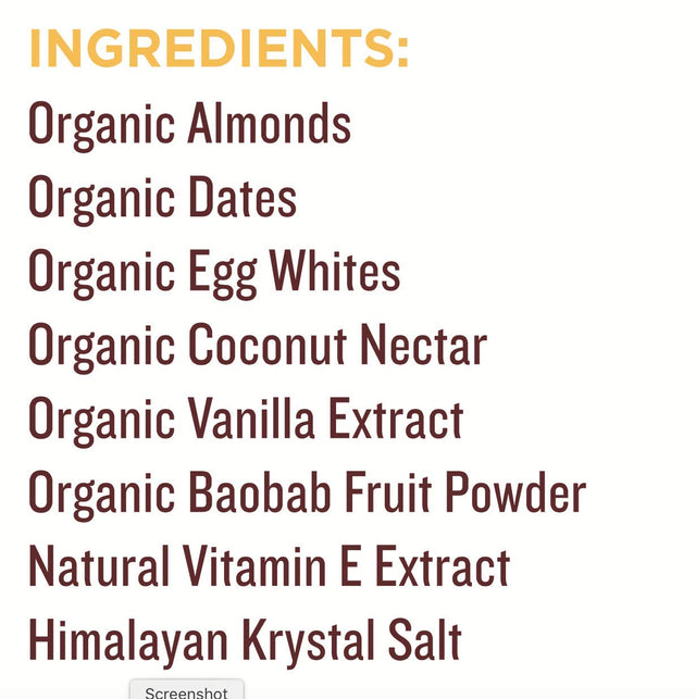 Almond Vanilla Mammoth Bar