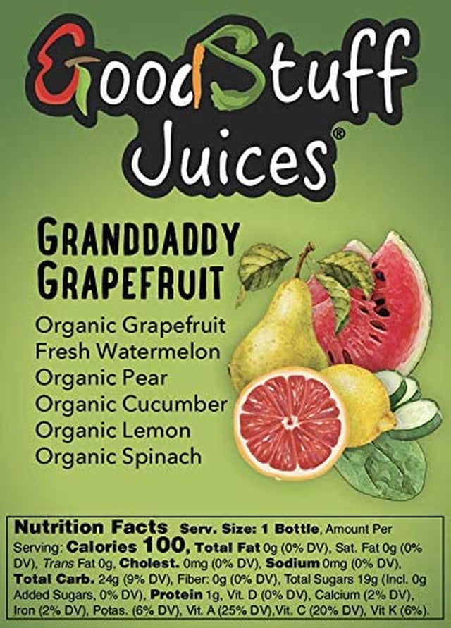 3 Day Organic Juice Cleanse by Good Stuff Juices - Summer Slim Kit - Detox Your Body, Lose Fat, and Feel Great - Cold-Pressed - Premium Taste - 18 Juices - 12Oz