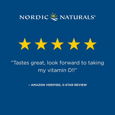 Nordic Naturals Pro Vitamin D3 Gummies, 1000 IU, Wild Berry, Non-Gmo 120 Ct