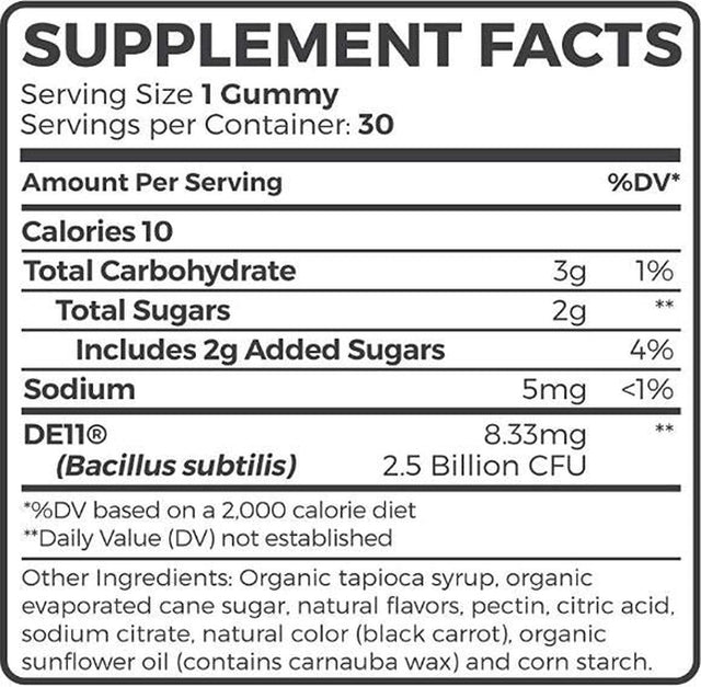 Healths Harmony USDA Organic Probiotics for Kids (Non-Gmo) Strawberry Flavor Kids Probiotic Gummies for Digestion and Immune Support - 2.5 Billion CFU of DE111 Spore Forming - 30 Gummys