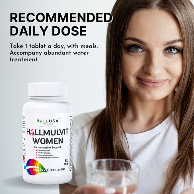 HALLMULTIVIT Women - Women'S Multivitamin - Energy & Vitality - 60 Tabs