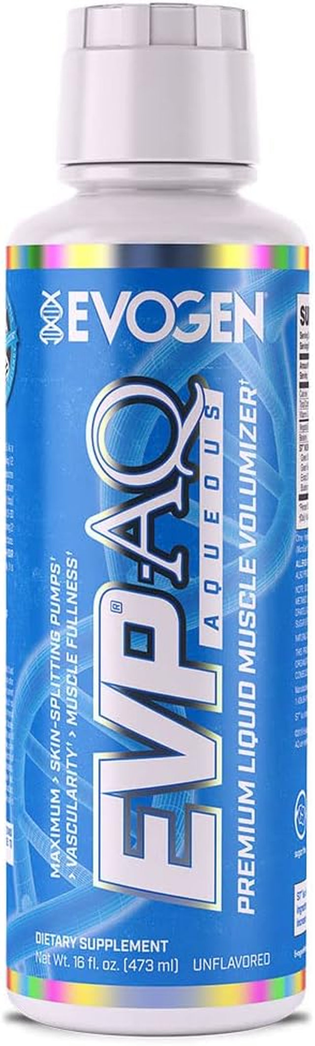 Evogen EVP AQ Unflavored | Premium Liquid Glycerol, Betaine Anhydrous, S7, Sodium Ascorbate, Hydration, Electrolytes