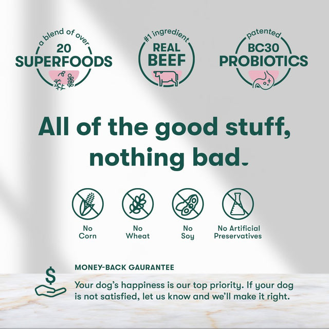 Jinx Beef, Brown Rice & Sweet Potato Dry Dog Food, 23.5 Lb. Bag