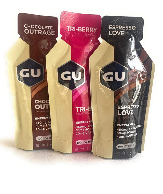 GU Energy Original Sports Nutrition Energy Gel, Sample Pack, 10 Count