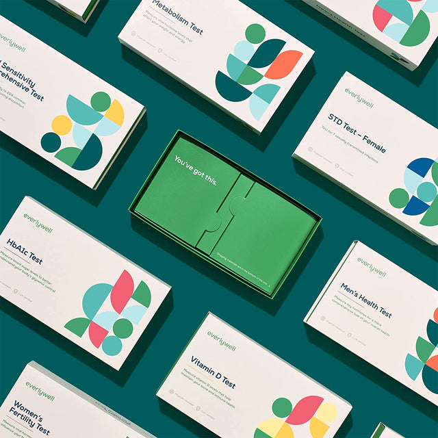 Everlywell Food Sensitivity Comprehensive Test - Learn How Your Body Responds to 204 Different Foods - At-Home Collection Kit - Clia-Certified Labs - Ages 18+