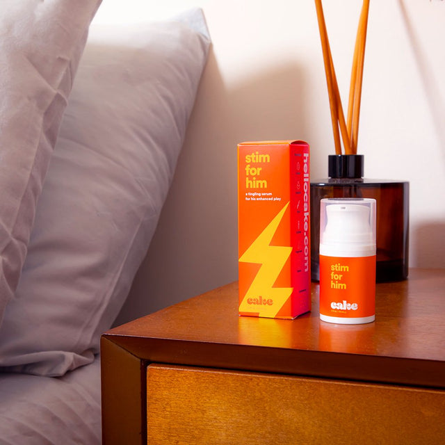 Hello Cake Stim for Him, Stimulating Arousal Gel for Men, 0.5 Fl Oz