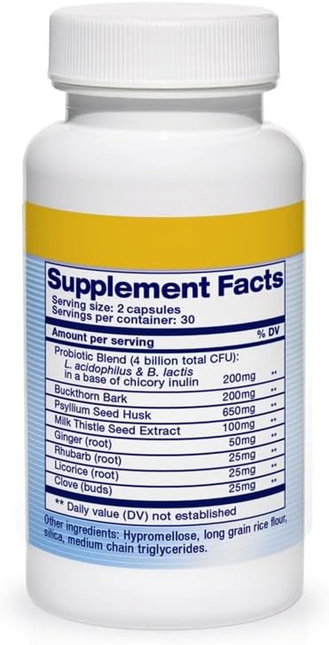 14 Day Natural Colon Cleanse, Supports Healthy Bowel Movements, Natural Detox, Advanced Cleanse Formula for Men and Women - 60 Count