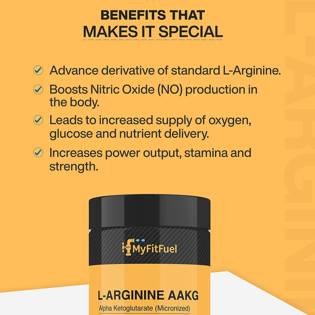 L-Arginine Alpha-Ketoglutarate (AAKG) (1500 Mg) 120 Capsules