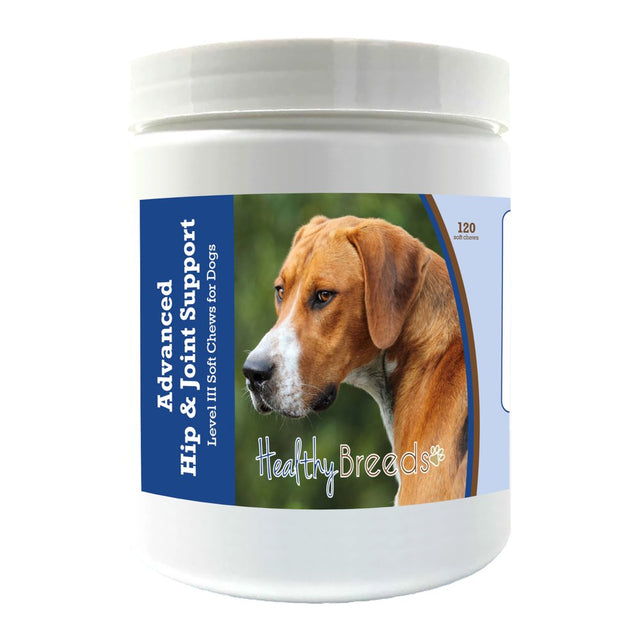 Healthy Breeds English Foxhound Advanced Hip & Joint Support Level III Soft Chews for Dogs 120 Count