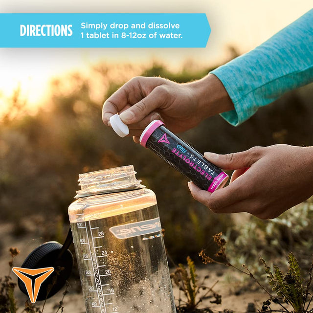 Fluid Tactical- Effervescent Hydration Tablets, Electrolyte Replacement & Dehydration Prevention, 4 Pack, 40 Servings (Variety)