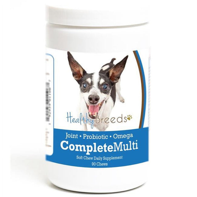 Healthy Breeds 192959011067 Rat Terrier All in One Multivitamin Soft Chew - 90 Count