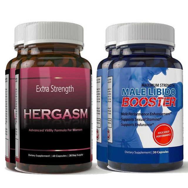 Libido Booster and Hergasm Combo Pack (2 Sets)