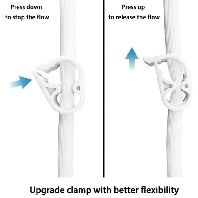 Hvxrjkn 6Pcs Enema Bag Kit Rubber Enema Cleaner Includes 2L Hot Water Bottle 4.9Ft Hose Controlled Water Flow Valve 2 Syringe Pipe Hook Water Coffee Enema Kit for Colon Detox Cleanse Enemas