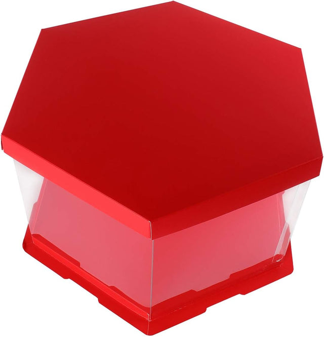 Hemoton 1 Pc Cake Box Birthday Cake Container Cake Packaging Supplies Cake Display Holder Party Cake Container Candy Containers for Gifts Muffin Clear Storage Box Baby Plastic Earth Tones