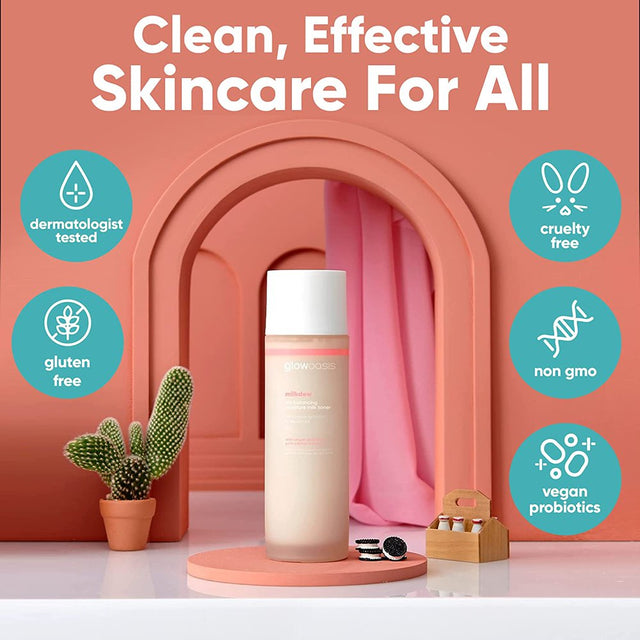Glowoasis Milkdew Ph Balancing Moisture Milk Facial Toner 120Ml