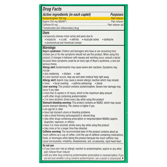 Excedrin Game over for Headaches Limited Edition Extra Strength Pain Relief Caplets for Headache Relief, Temporarily Relieves Minor Aches and Pains Due to Headache – 200 Count