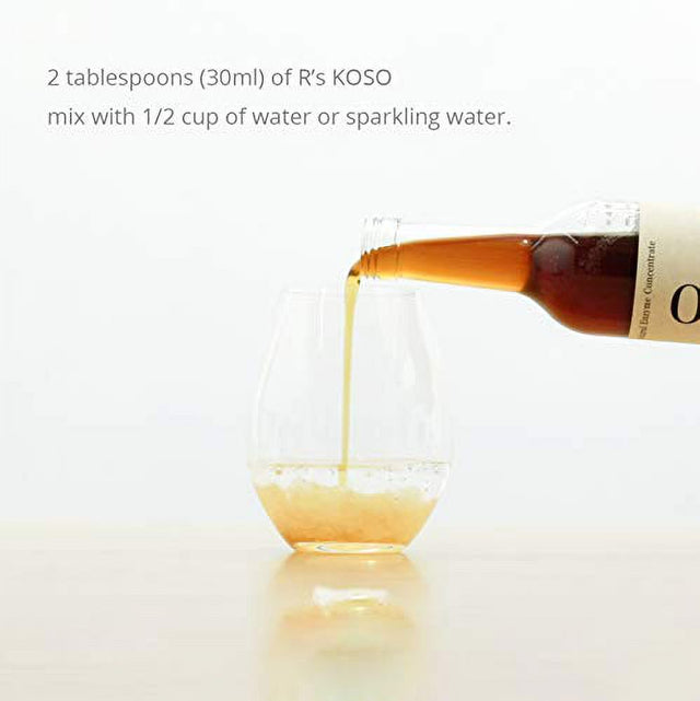 3-Day Cleanse by R'S KOSO - Japanese Enzyme Drink Rich in Probiotics and Prebiotic, Made from 100+ Vegetables & Fruits - Natural Support for Better Digestion & Gut Health + Detox + Cleanse - 16Oz
