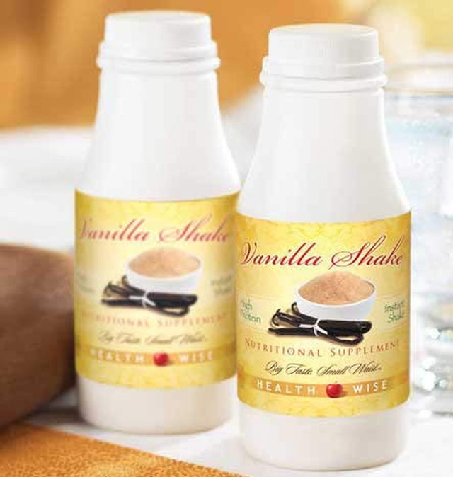 Fit Wise - High Protein Diet | Vanilla Shake | Low Calorie, Low Carb (6-Pack Bottles) by Healthwise