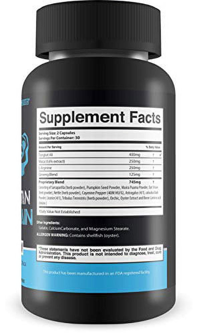Alpha Titan Testo Gain - Advanced Testosterone Booster - Unleash Your Inner Spartan with Powerful Ingredients Formulated to Boost Natural Testosterone - Release Your Inner Alpha Male Youth!