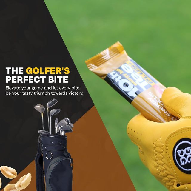 10Th Tee Chocolate Peanut Caramel Back Nine Golf Energy Bar, 1.76-Ounce Bars (Pack of 12)