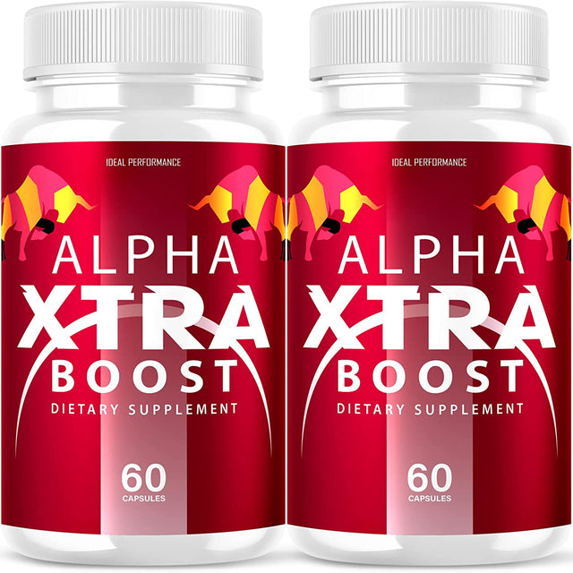 (2 Pack) Alpha Xtra Boost Alpha Extra Boost Pills (120 Capsules)