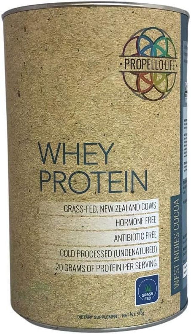 Grass-Fed Whey Protein Powder (West Indies Cocoa, 17 Servings)