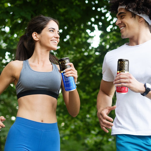 Focus Factor F29 Nootropic Focus + Energy Drink (Multipack - Blue, Orange, Berry) – Pack of 15 – Lightly Carbonated, Sugar Free Nootropic Beverage with Vitamin B6 & Vitamin B12