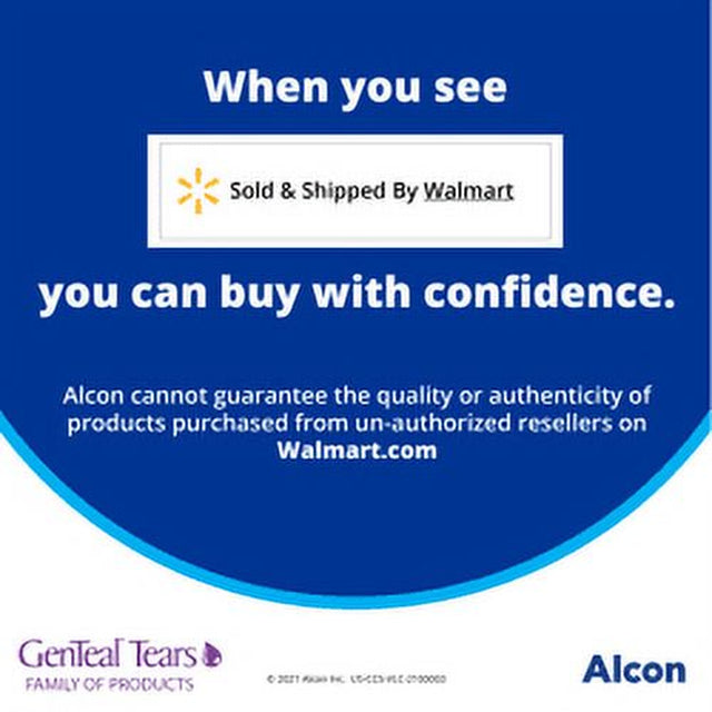 Genteal Tears Severe Day + Night Gel Lubricant Eye Drops, 0.3 Fl Oz