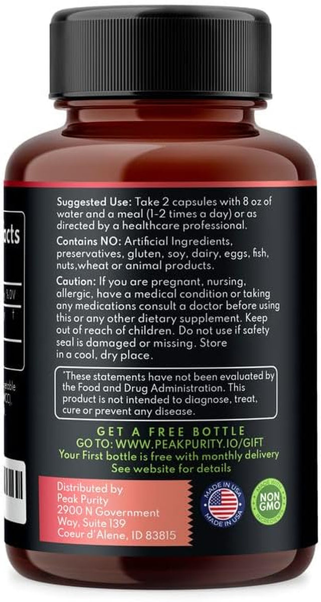 100% Organic Raw Apple Cider Vinegar Capsules - Natural Detox Gut Cleanse & Healthy Digestion - Tasteless & Easy to Swallow - Extra Strength ACV Pills - 1000 Mg