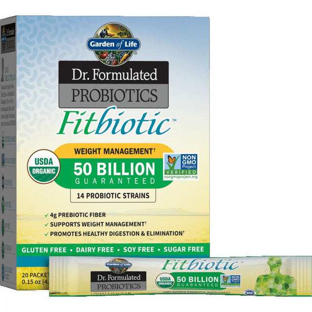 Garden of Life Garden of Life Dr. Formulated Fitbiotic, 20 Ea