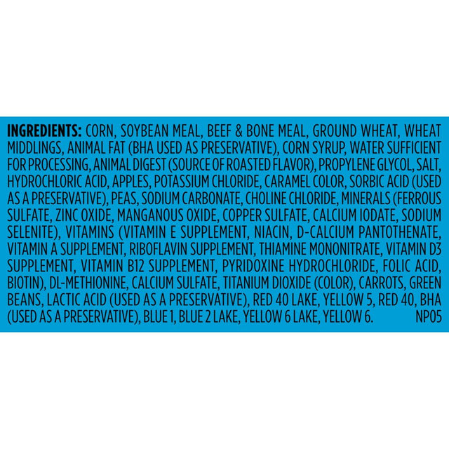 Kibbles ‘N Bits Bistro Mini Bits Small Breed Dog Food, Oven Roasted Beef, Spring Vegetable and Apple Flavors, 3.5 Lb. Bag