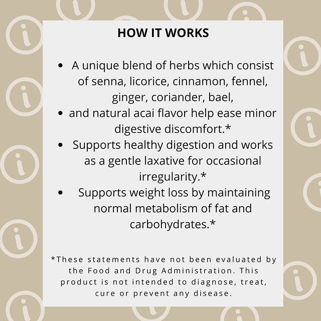 Hyleys Colon Cleanse Tea Goji Berry Flavor - 25 Tea Bags (1 Pack)