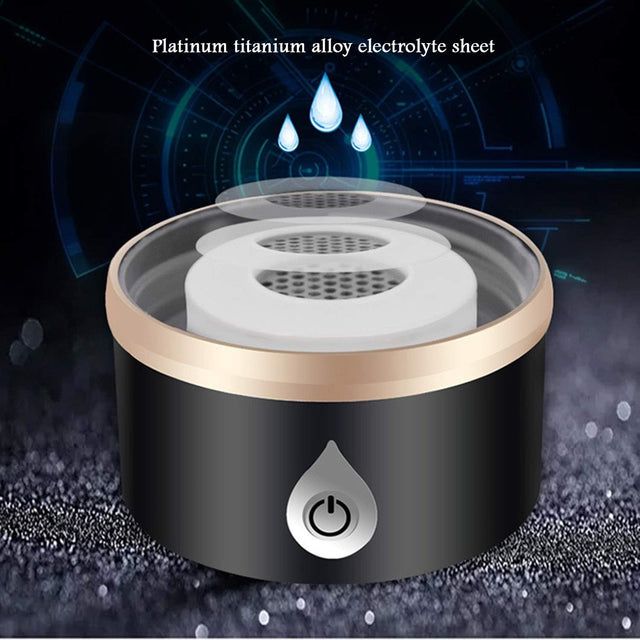 High Concentration Hydrogen-Rich Water Cup SPE Ion Membrane Alkaline Water Purifier Micro-Electrolyzed Water Glass 380Ml