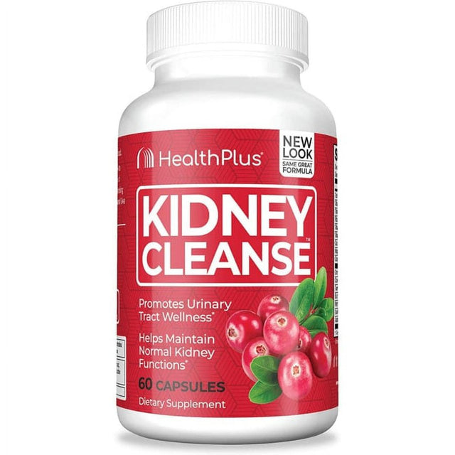 Health plus Kidney Cleanse, 60 Capsules, 30 Servings