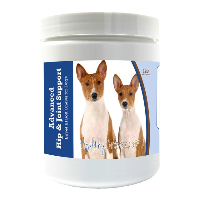 Healthy Breeds Basenji Advanced Hip & Joint Support Level III Soft Chews for Dogs 120 Count