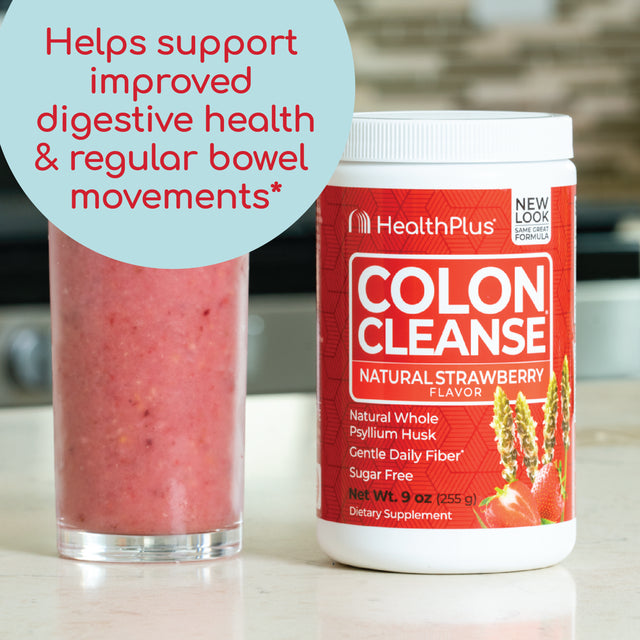 Health plus Colon Cleanse, Strawberry Flavor, 9 Ounces, 36 Servings