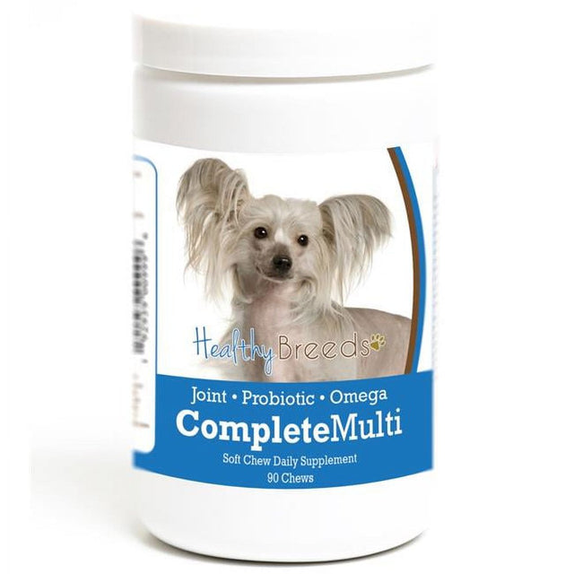 Healthy Breeds 192959009996 Chinese Crested All in One Multivitamin Soft Chew - 90 Count