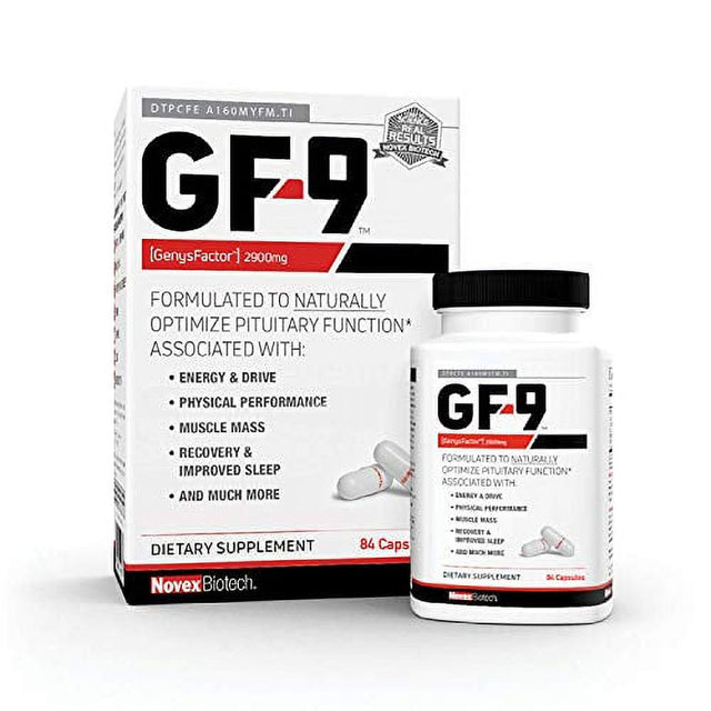 GF-9 €“ 84 Count - Supplements for Men - Male Supplements - Boost Critical Peptide That Supports Energy, Drive, Physical Performance & More