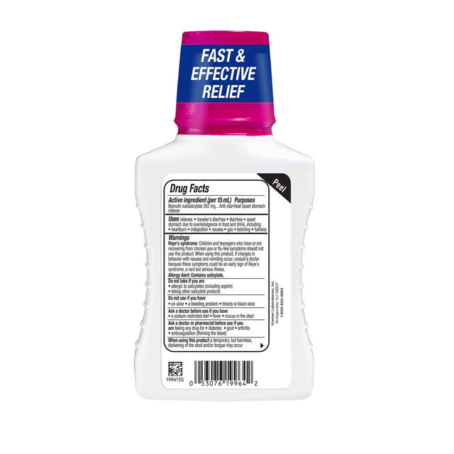 Kaopectate Anti-Diarrheal Upset Stomach Relief Liquid, Peppermint, 11 Fl Oz