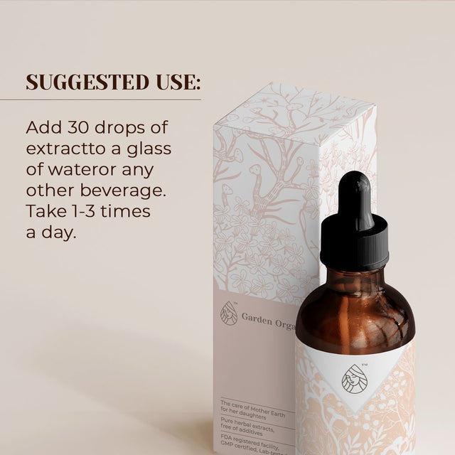 Garden Organics Osha Tincture Alcohol-Free Extract, Organic Osha (Ligusticum Porteri) Dried Root 4 Oz