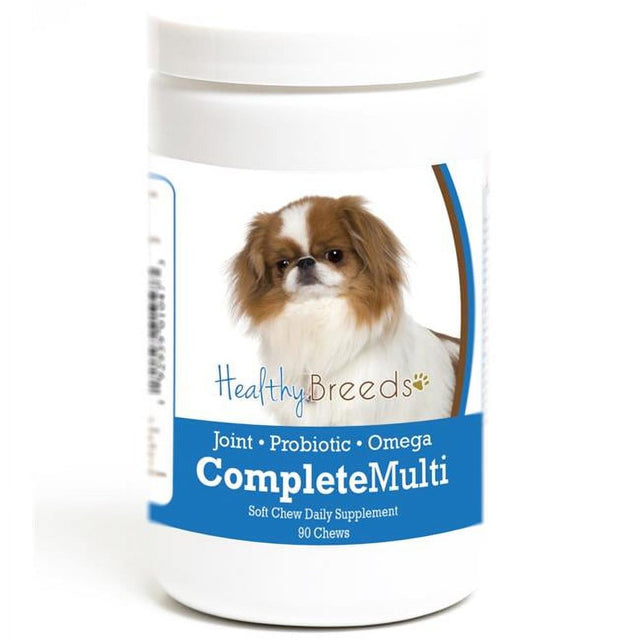 Healthy Breeds 192959010473 Japanese Chin All in One Multivitamin Soft Chew - 90 Count