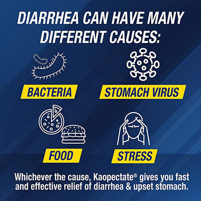 Kaopectate Soft Chews, Bismuth Subsalicylate, Anti-Diarrheal and Upset Stomach Reliever, 24 Ct