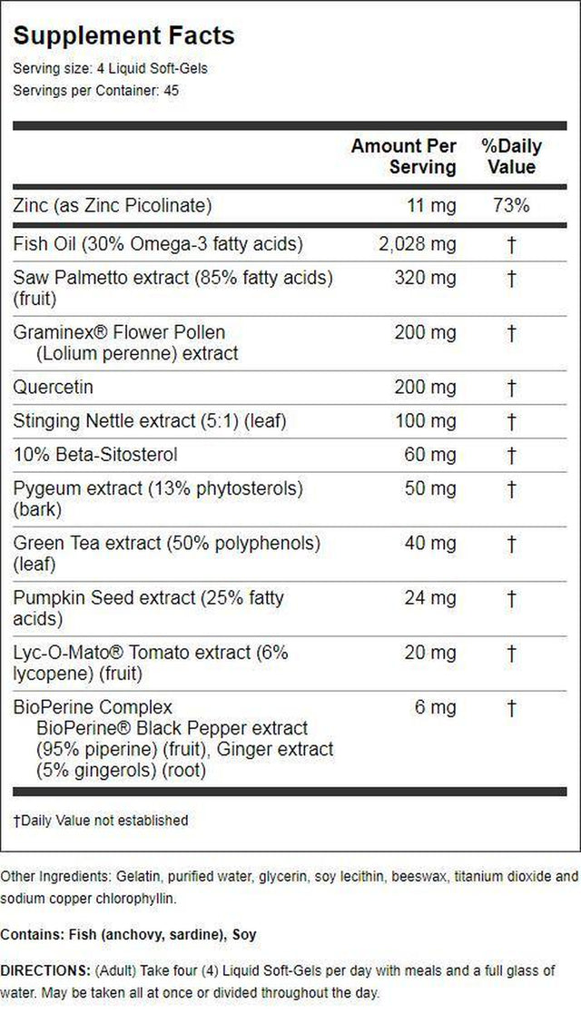 Irwin Naturals Prosta-Strong 180 Sgels
