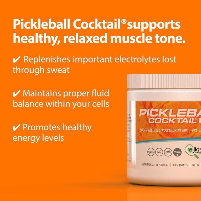 Jigsaw Health Pickleball Cocktail (Orange, 60 Serving Jars)